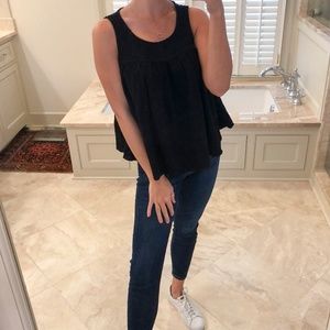 BCBGeneration size small, black cotton tank